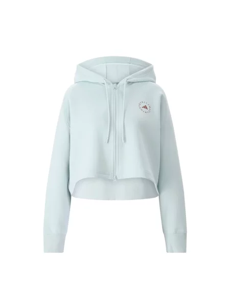 Bluza z kapturem Adidas By Stella Mccartney zielona