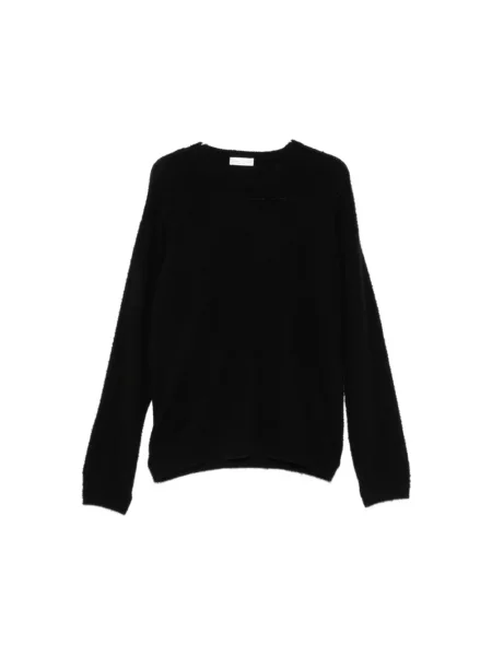 Dzianinowy sweter Roberto Collina czarny