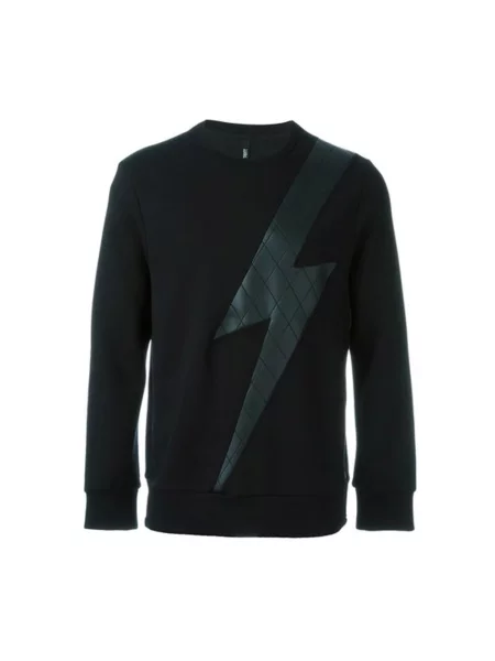 Bluza Neil Barrett z lyocellu czarna