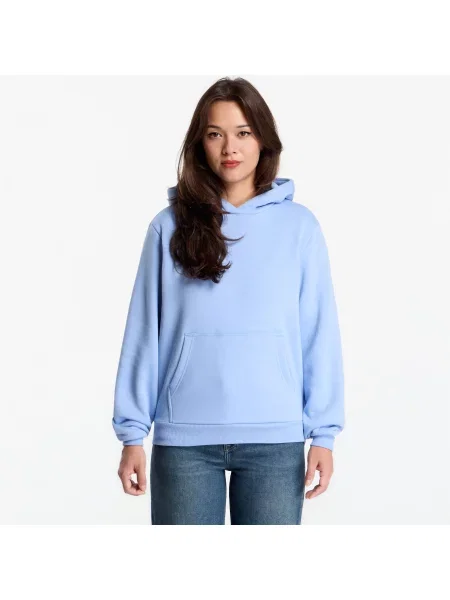 Суитшърт Urban Classics Ladies Fluffy Hoody Powder Blue M синьо