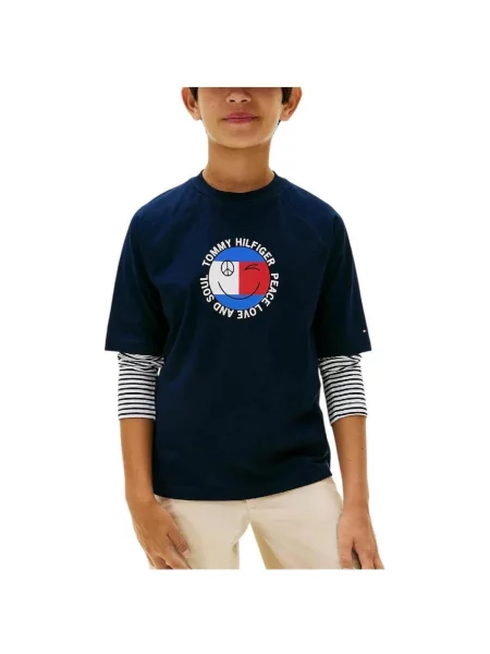 Tričko Tommy Hilfiger modrá