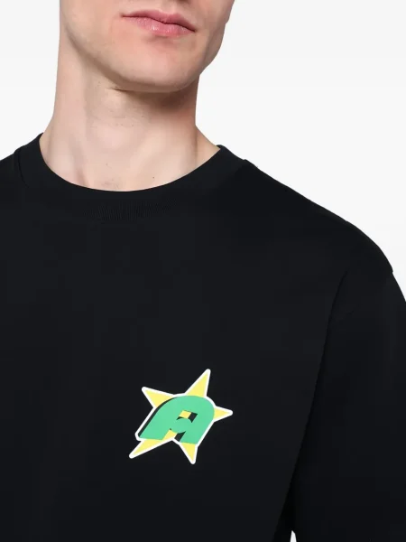 Tricou Awake Ny cu aplicații negru