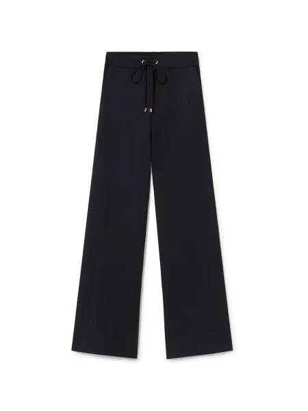 LOLA CASADEMUNT Pantaloni din Bleumarin Wide Leg albastru