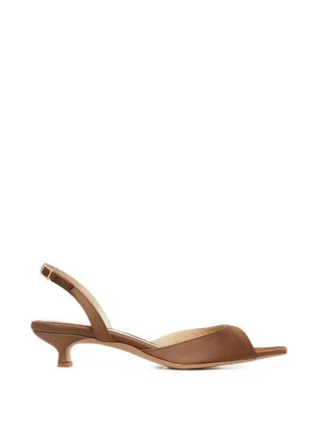 Sandale Ginissima slingback maro