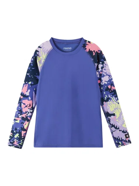 Longsleeve do pływania dziecięcy Reima Sukeltaja fioletowa