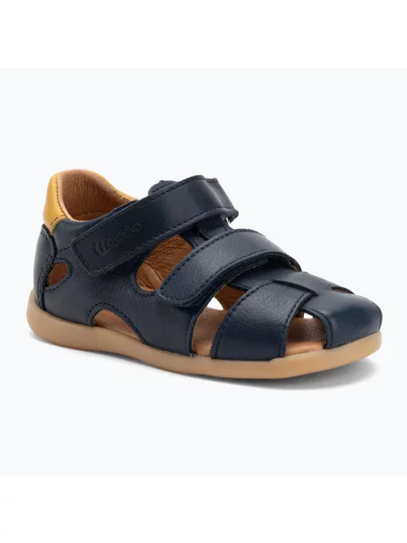 Sandały barefoot dziecięce Froddo Dallas niebieskie