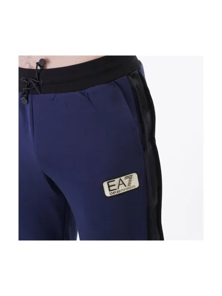 Pantaloni Emporio Armani albastru
