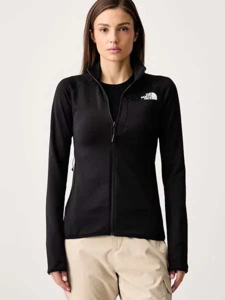 The North Face sportovní mikina POWERSTRETCH METEORA černá