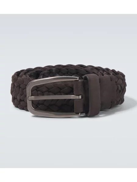 Curea Zegna din piele maro