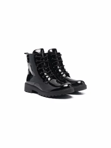 Buty do kostki dziecięce Geox czarne