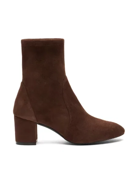 Botki Stuart Weitzman zamszowe brązowe