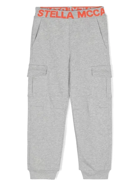 Dětské kalhoty Stella Mccartney šedé