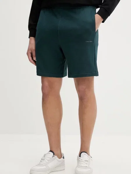Calvin Klein teplákové šortky zelené