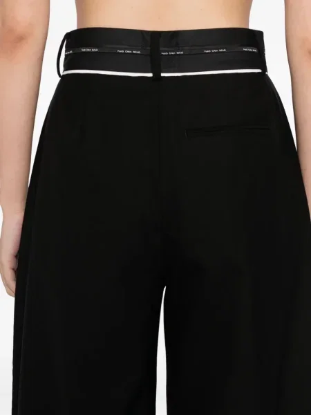 Pantaloni Feng Chen Wang negru