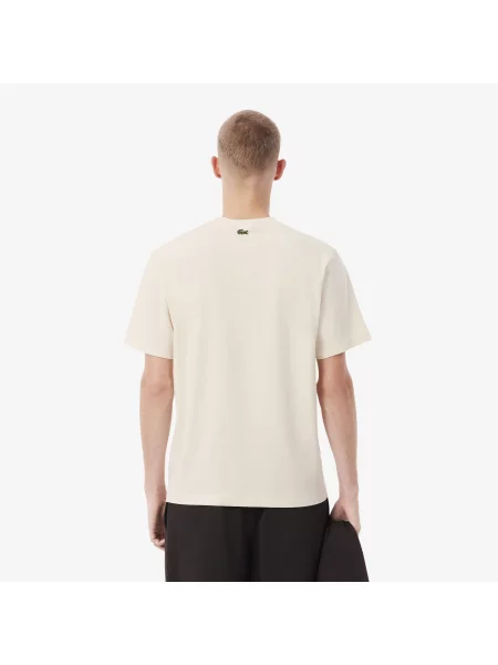 Футболка Lacoste бежевая