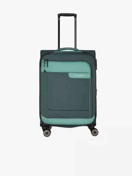 Travelite Viia 4w M Bőrönd zöld