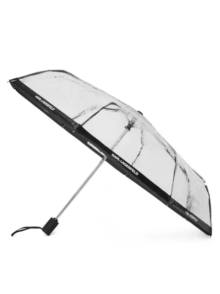 Dáždnik Karl Lagerfeld K/ESSENTIAL čierna