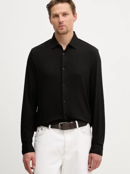 Armani Exchange Srajca črna