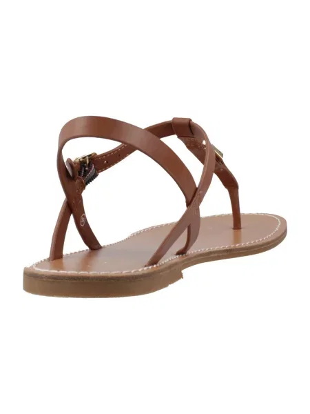 Chiloți Tommy Hilfiger din piele maro