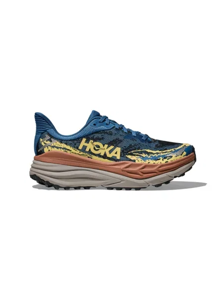 Buty do biegania HOKA Stinson 7 foggy night/cardamon niebieskie