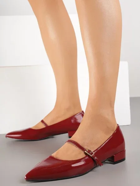 Pantofi cu Tikkie bordo