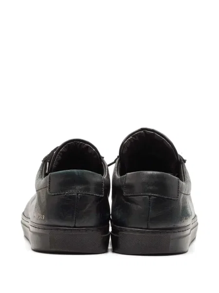 Sneakerși Common Projects din piele negru