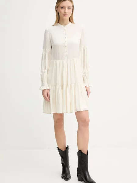 ZADIG&VOLTAIRE sukienka mini rozkloszowana beżowy