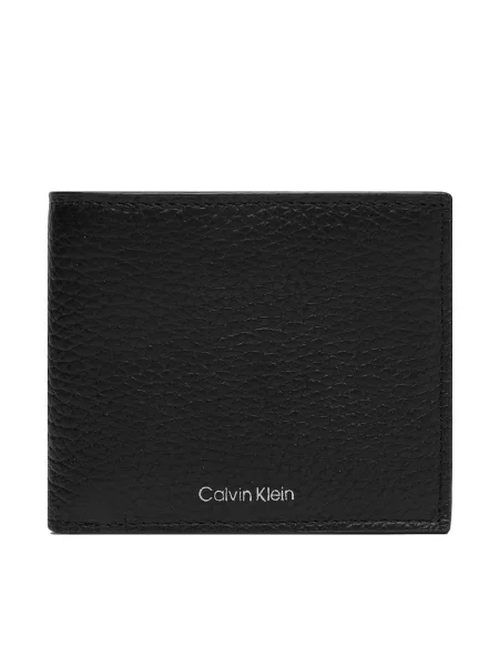 Calvin Klein Πορτοφόλι / ασημί μαύρο