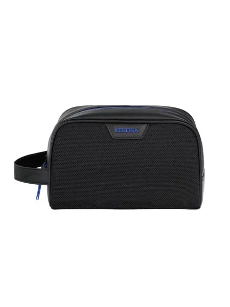 FESTINA Toaletní taška Toiletry Bag Black Edition modrá černá
