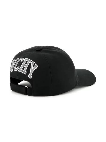 Czapka z daszkiem dziecięca Givenchy czarna