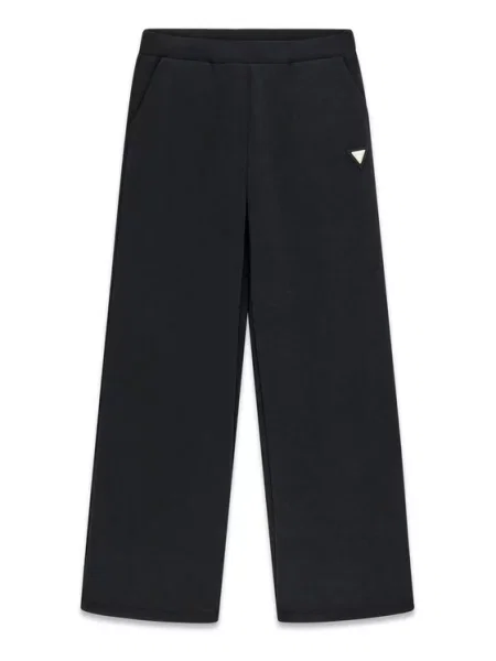 Guess Долнище анцуг Wide Leg черен
