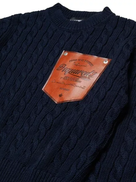 Sweter dziecięcy Dsquared2 niebieski
