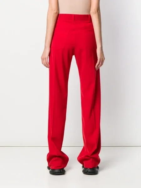 Pantaloni Balenciaga cu 5 buzunare roșu