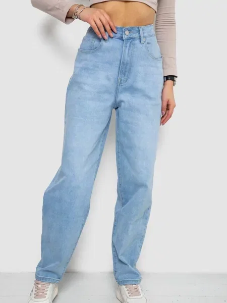 Джинси мом Ager блакитний