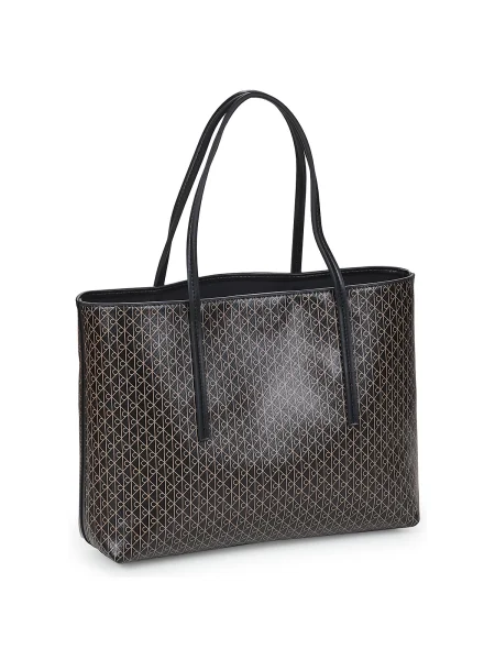 Calvin Klein Geantă shopper + borsetă maro