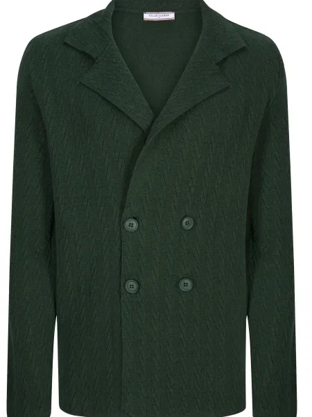 Felix Hardy Geacă tricotată verde