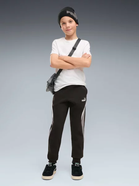 Дитячі Спортивні штани PUMA Ess Block Sweatpants комбінований верх чорний