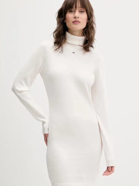 Tommy Jeans rochie din bej