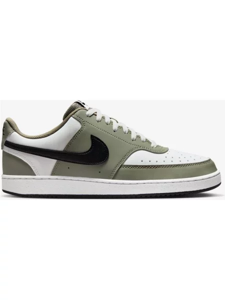 Buty do biegania Nike Court Vision Low zielony oliwkowy czarny 39 biały