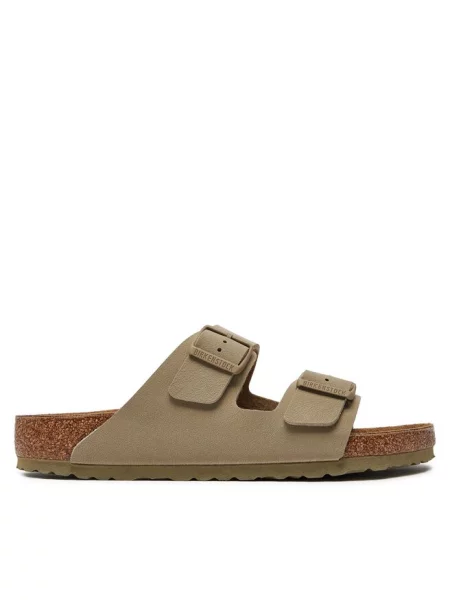 Klapki Birkenstock beżowe