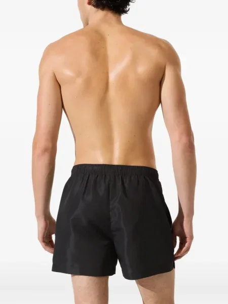 Slip de baie Karl Lagerfeld cu imagine negru