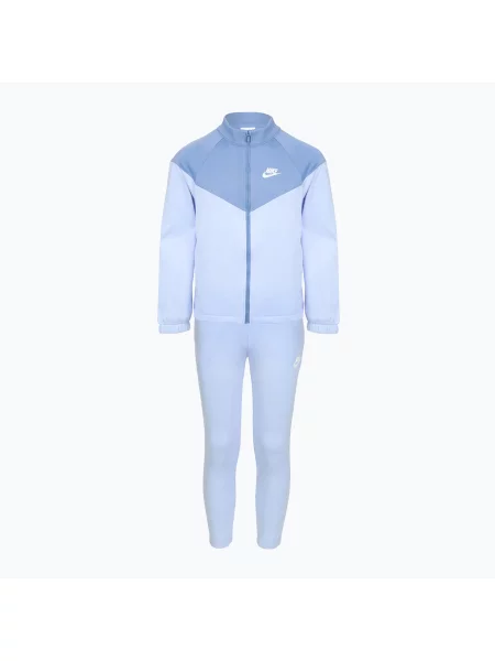 Детски анцуг Nike Sportswear hydrogen blue/work blue/white бяло
