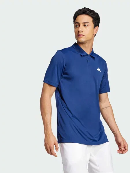 Поло Adidas синее