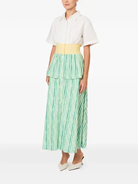 Rochie Rosie Assoulin cu dungi alb