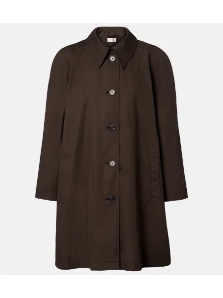 Płaszcz z kaszmiru The Row z kaszmiru brązowy