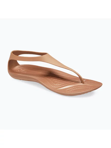 Șlapi pentru femei Crocs Sexi Flip bronze
