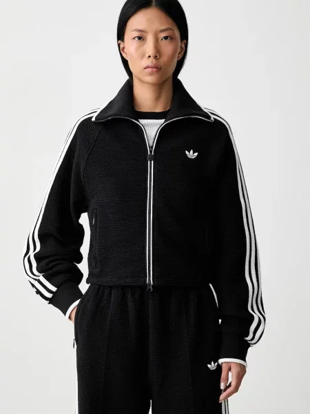 Adidas Originals Firebird μπλούζα με Γυναικεία μαύρο
