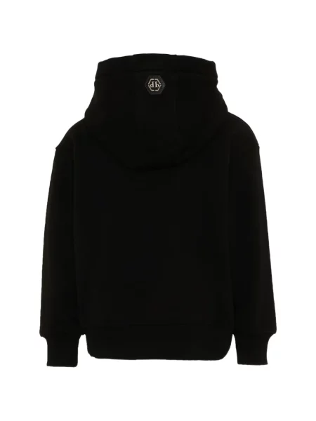 Bluza z kapturem dziecięca Philipp Plein czarna