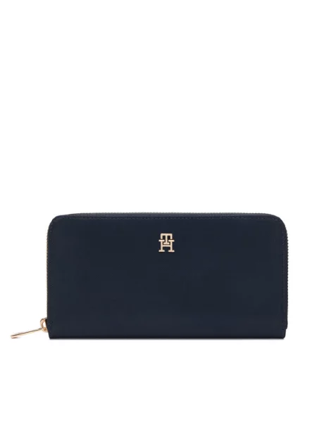 Tommy Hilfiger Denarnica Th Icon Lrg Za Nylon Mornarsko modra