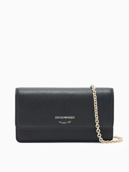Emporio Armani Сумка Шкіра з покриттям чорний